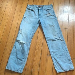 Levis 549 Low Loose distressed light wash baggy jeans 💋 90s